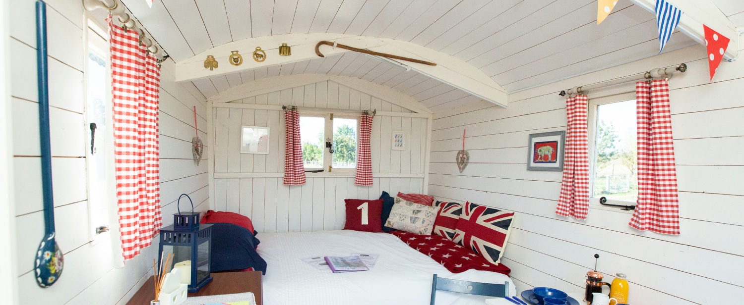 Cottages and Shepherd's Huts available for holidays and bed and breakfast